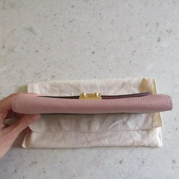 2019 Louis Vuitton FRANCE Damier Pink Croisette Pink Tassel Emilie Sarah Wallet - Picture 6 of 16